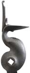 Flint cock for 1746 Willets ~ First Model Brown Bess, wax cast steel, 1.8" throw, undrilled